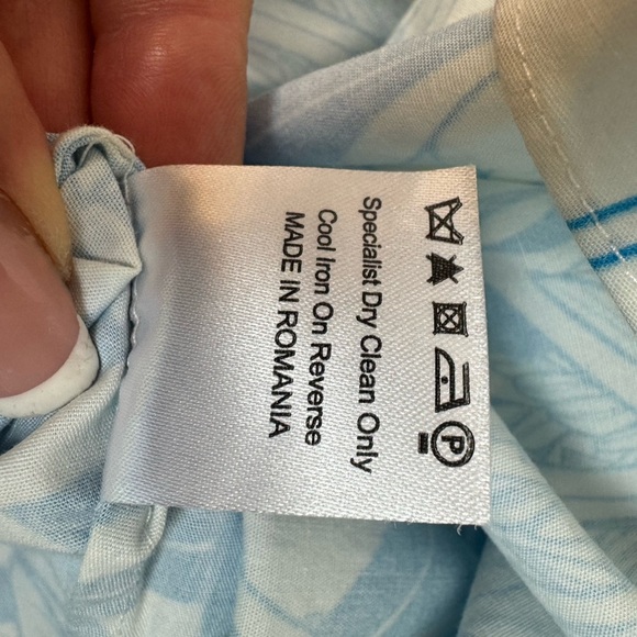 MARY KATRANTZOU Blue and White Floral Midi Dress - Picture 11 of 16